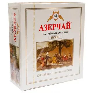 Чай АЗЕРЧАЙ Букет (2г*100пак) 200г