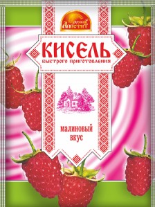 Кисель РУССКИЙ АППЕТИТ Малиновый вкус 90г