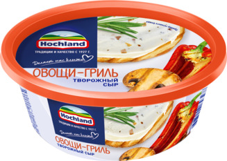 Сыр творожный HOCHLAND с овощи-гриль 60% 140г Продукт без ЗМЖ