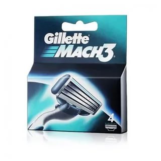 Кассеты сменные д/бритья GILLETTE MACH3 4шт
