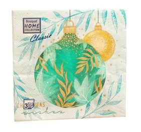 Салфетки бумажные Bouquet Изящное украшение 33*33, 3сл 20шт