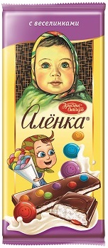 Шоколад КРАСНЫЙ ОКТЯБРЬ Аленка с веселинками 87г