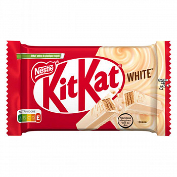 Шоколад KitKat Fingers White с хрустящей вафлей 41,5г