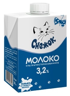 Молоко СНЕЖОК  3,2% 0,5л т/п без ЗМЖ