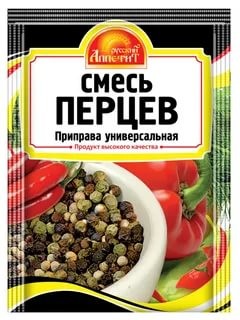 Приправа РУССКИЙ АППЕТИТ Смесь перцев 15г