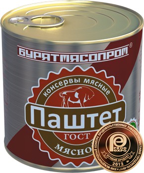 Паштет БМП мясной 250г ж/б