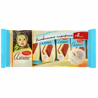 Пирожное КРАСНЫЙ ОКТЯБРЬ Аленка вкус пломбир (5*35г) 175г