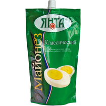 Майонез ЯНТА Классический 50% 400г*32 дой-пак 