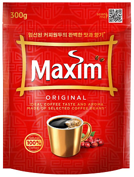Кофе MAXIM Оригинал раствр.сублимир.300г пакет