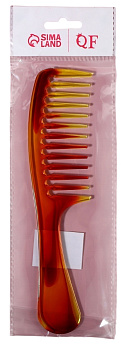 Расческа с ручкой 22*5(±1)см капля янтарь пакет QF 706849