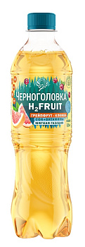 Напиток ЧЕРНОГОЛОВКА Вода+Сок Грейпфрут-Клюква ср/газ 0,5л п/б