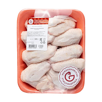 Крыло куриное Межениновская птицефабрика на подложке 1кг