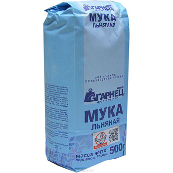 Мука ГАРНЕЦ льняная  500г