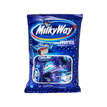Батончик шоколадный Milky Way minis 176г