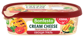 Сыр BONFESTO BALANCE Кремчиз мягкий Овощи гриль 65% 140г