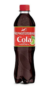 Лимонад ЧЕРНОГОЛОВКА Кола Лайм-Мята ср/газ 0,5л п/б