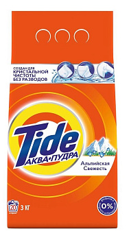 Порошок TIDE автомат Альпийская свежесть 3кг