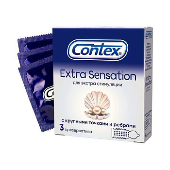 Пр-вы Contex №3 Extra Sensation точ/реб
