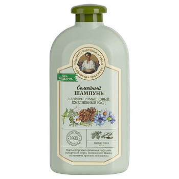 Шампунь РБА Сибирская Травница Семейный кедрово-ромаш 500 мл