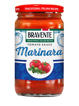 Соус BRAVENTE MARINARA Томатный с тимьяном 360г с/б