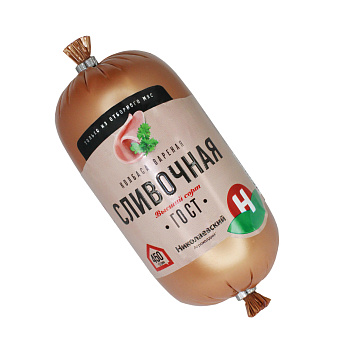 Колбаса Сливочная вар и/о 450г Николаевский