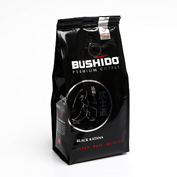Кофе BUSHIDO Black Katana в зернах 227г в/у