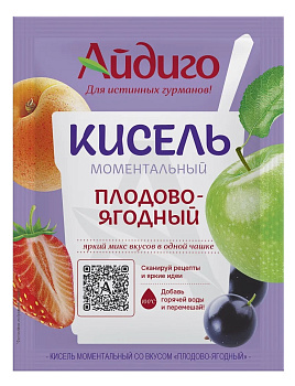Кисель АЙДИГО плодово-ягодный моментальный 30г