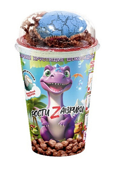 Сухой завтрак STARSKIDS РостиZаврики Шарики фигурные глазированные с шоколадным сиропом с игрушкой 5