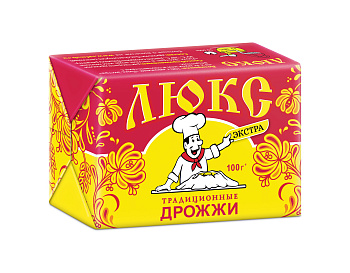 Дрожжи ЛЮКС ЭКСТРА 100г прессованные
