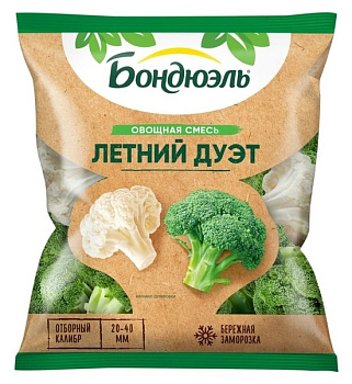 Бондюэль Овощная смесь Летний Дуэт Бондюэль  0,4 кг
