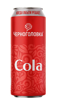 Напиток ЧЕРНОГОЛОВКА Кола с/газ 0,45л ж/б