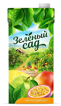 Нектар Зеленый Сад Мультифрукт 1л т/п