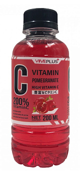 Напиток VIIVEPLUS гранатовый с витамином С 200мл п/б