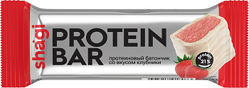Батончик Shagi протеиновый Клубника 40г