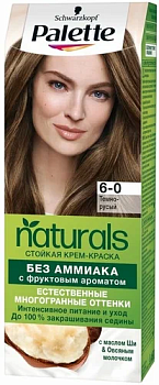 Краска д/волос PALETTE Naturia 6.0 Темно-русый