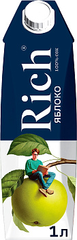 Сок RICH яблоко 1л т/п