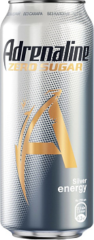 Напиток энергетический ADRENALIN RUSH Silver Energy без сах 0,449 ж/б 