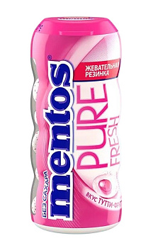 Жевательная резинка Mentos Pure Fresh со вкусом Тутти-Фрутти 30г
