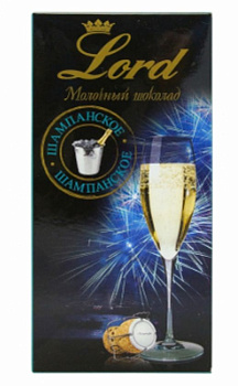 Шоколад ЛОРД со вкусом шампанского 100г