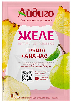 Желе груша+ананас Айдиго 50 г.