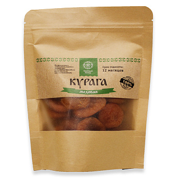 Курага ЗЕЛЁНЫЙ БАЗАР медовая 200гр.