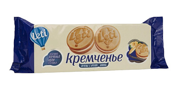 Печенье  LETI Кремченье  ваниль 150г