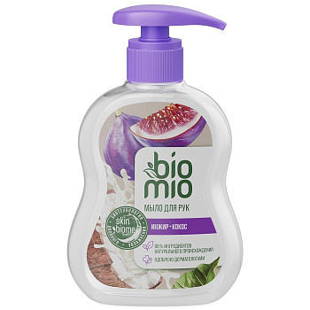 Мыло жидкое BioMio BIO-SOAP с экстрактом инжира и маслом кокоса 300мл