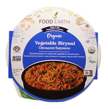 FOOD EARTH Овощное бириани 250г