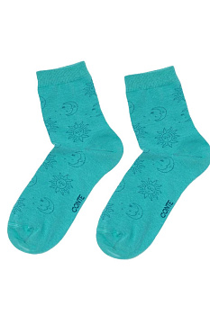 Носки жен CONTE classic 7с22 р23 бирюза 529