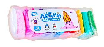 Пластилин легкий Лепи Легко набор 12 цв 9622076