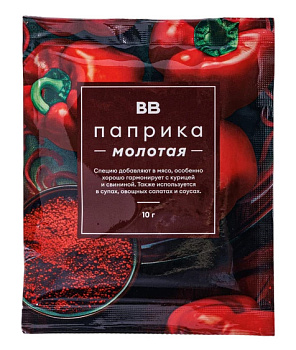 Приправа Вкусвилл Паприка молотая 10г