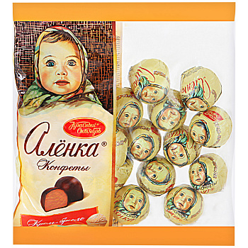 Конфеты КРАСНЫЙ ОКТЯБРЬ Аленка крем-брюле 250г купол