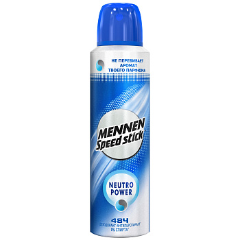 Дезодорант MENNEN SPEED STICK Neutro Power д/муж 150мл