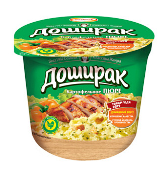 Пюре картофельное б/п ДОШИРАК Со вкусом курицы 40г